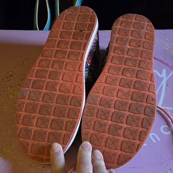 Twisted X hooey loper turquoise and coral aztec pattern - Picture 3 of 4